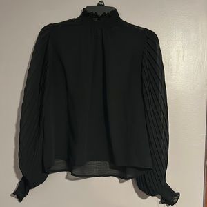 Sheer Black Top